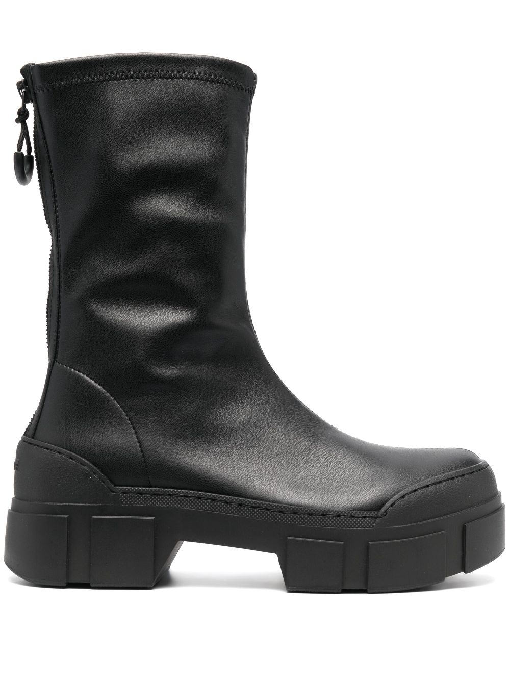 Vic Matie 50mm leather ankle boots - Black von Vic Matie
