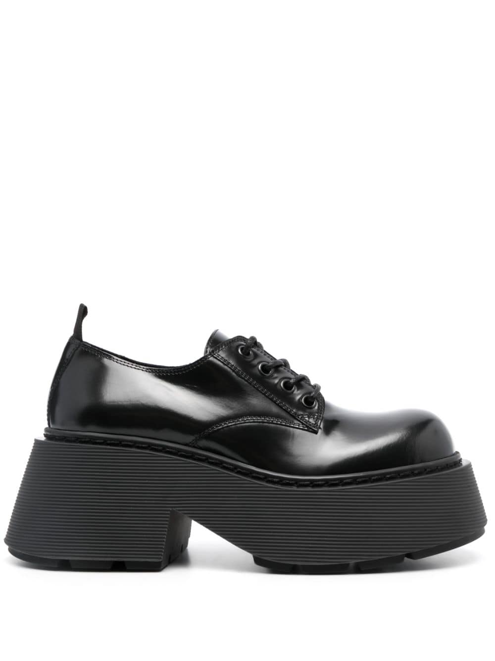 Vic Matie 80mm chunky leather brogues - Black von Vic Matie