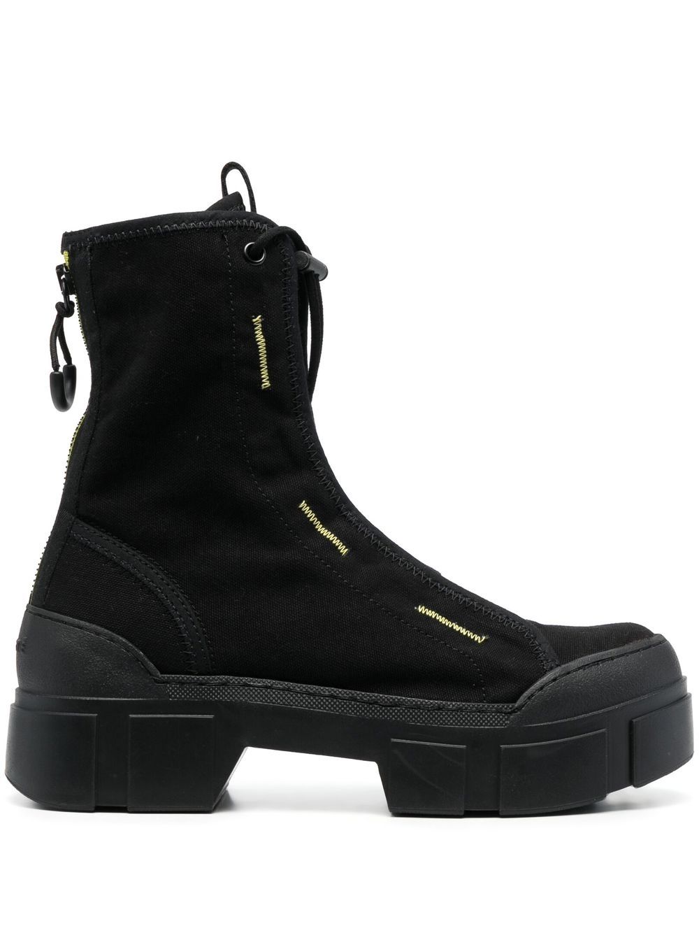 Vic Matie drawstring combat boots - Black von Vic Matie