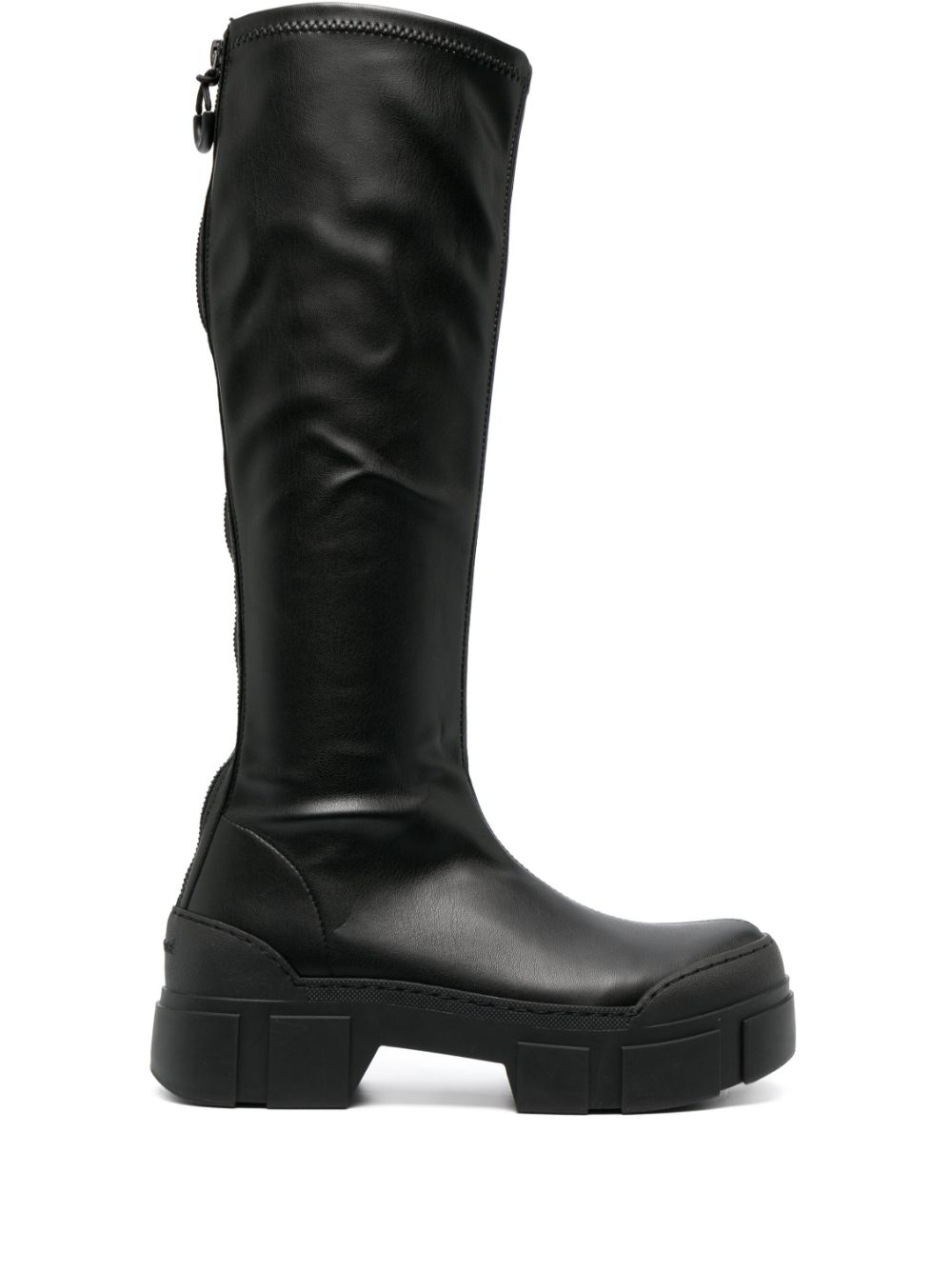 Vic Matie knee-length leather boots - Black von Vic Matie