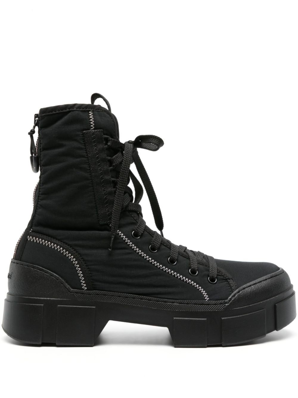 Vic Matie lace-up platform ankle boots - Black von Vic Matie