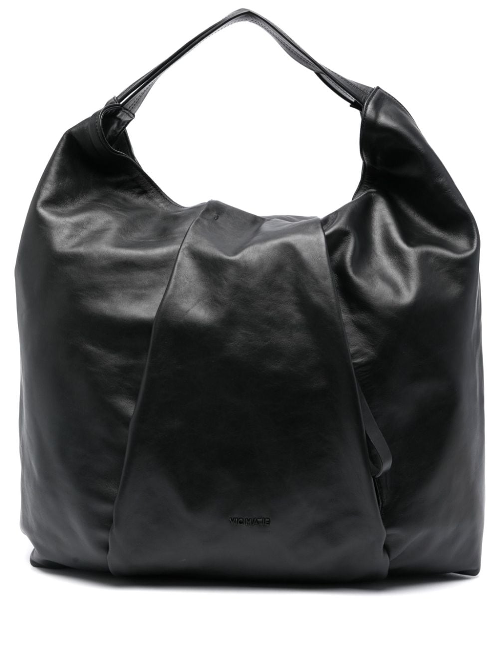 Vic Matie logo-lettering tote bag - Black von Vic Matie