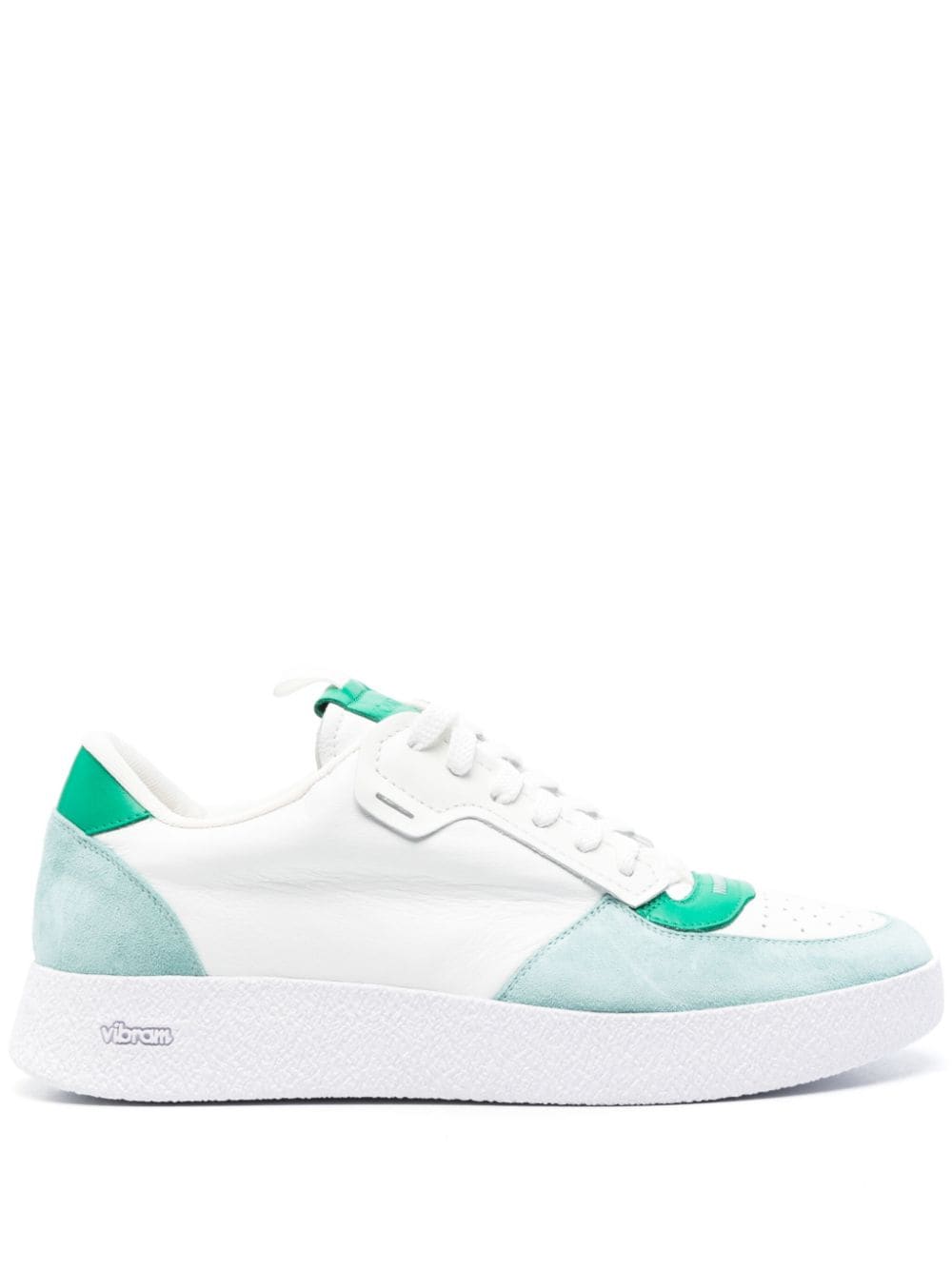 Vic Matie panelled leather sneakers - White von Vic Matie