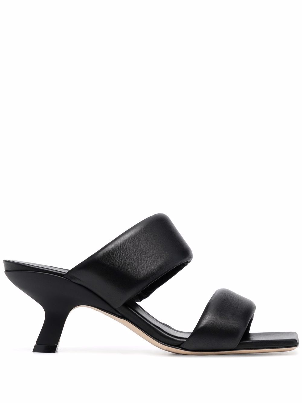 Vic Matie double-strap slip-on mules - Black von Vic Matie