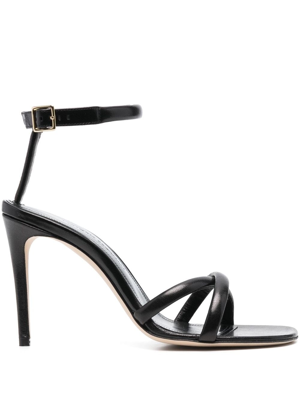 Victoria Beckham 100mm leather sandals - Black von Victoria Beckham