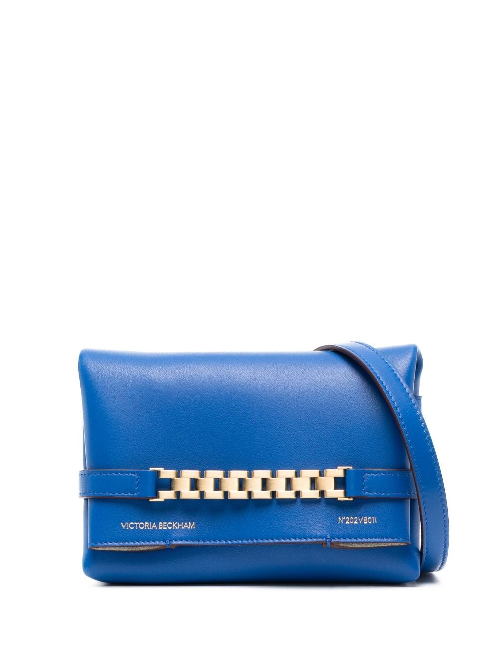 Victoria Beckham Chain Pouch leather tote bag - Blue von Victoria Beckham