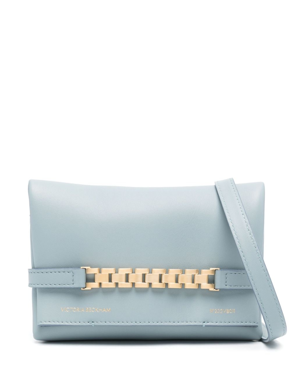 Victoria Beckham Mini Chain Pouch cross body bag - Blue von Victoria Beckham