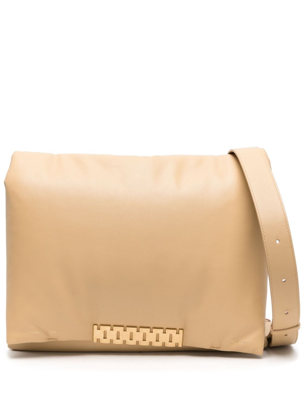 Victoria Beckham Puffy Jumbo Chain leather shoulder bag - Neutrals von Victoria Beckham