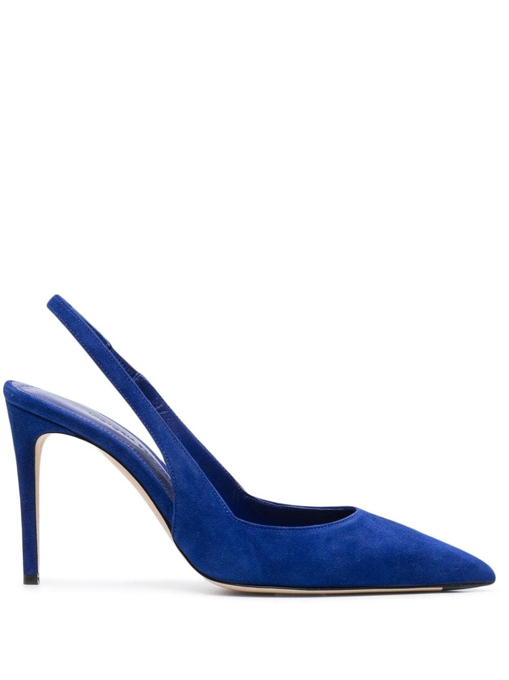 Victoria Beckham V Cut slingback 100mm pumps - Blue von Victoria Beckham