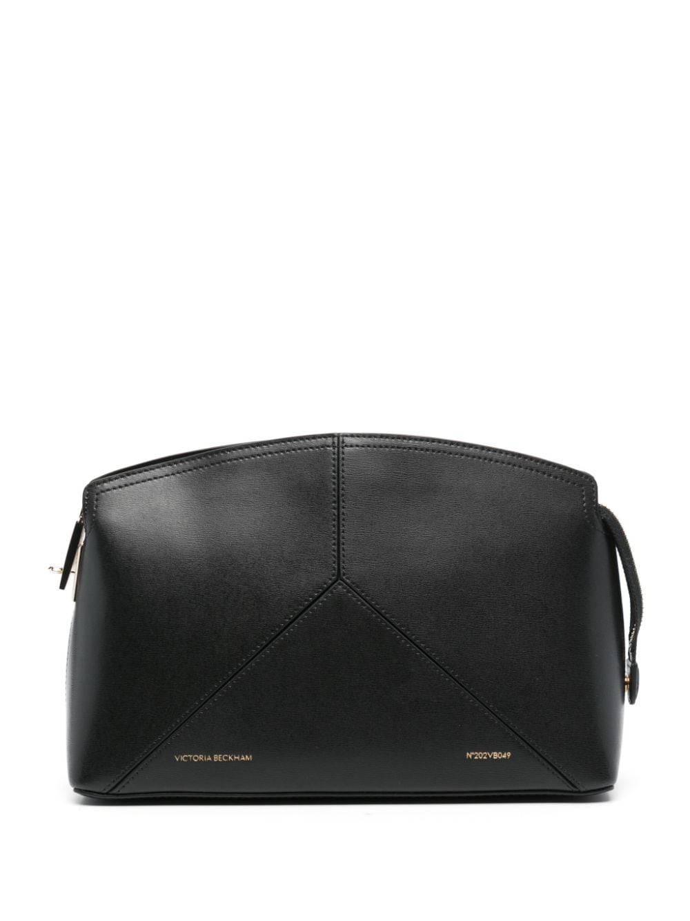 Victoria Beckham Victoria leather clutch bag - Black von Victoria Beckham