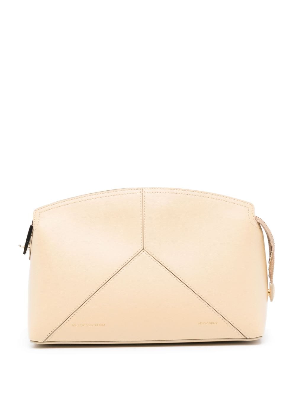 Victoria Beckham Victoria leather clutch bag - Neutrals von Victoria Beckham