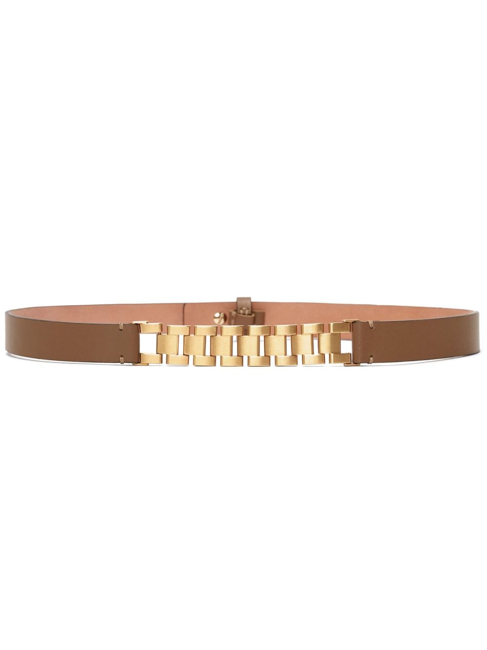 Victoria Beckham Watch Strap leather belt - Brown von Victoria Beckham