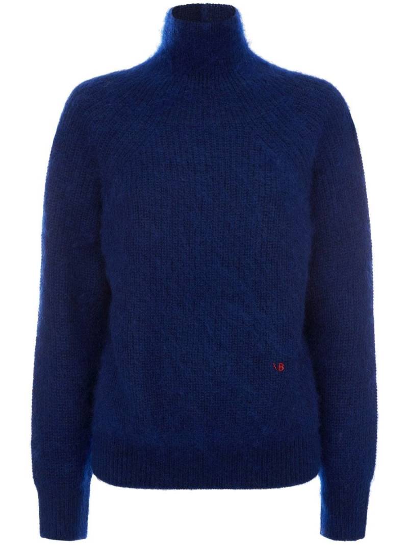 Victoria Beckham high-neck jumper - Blue von Victoria Beckham