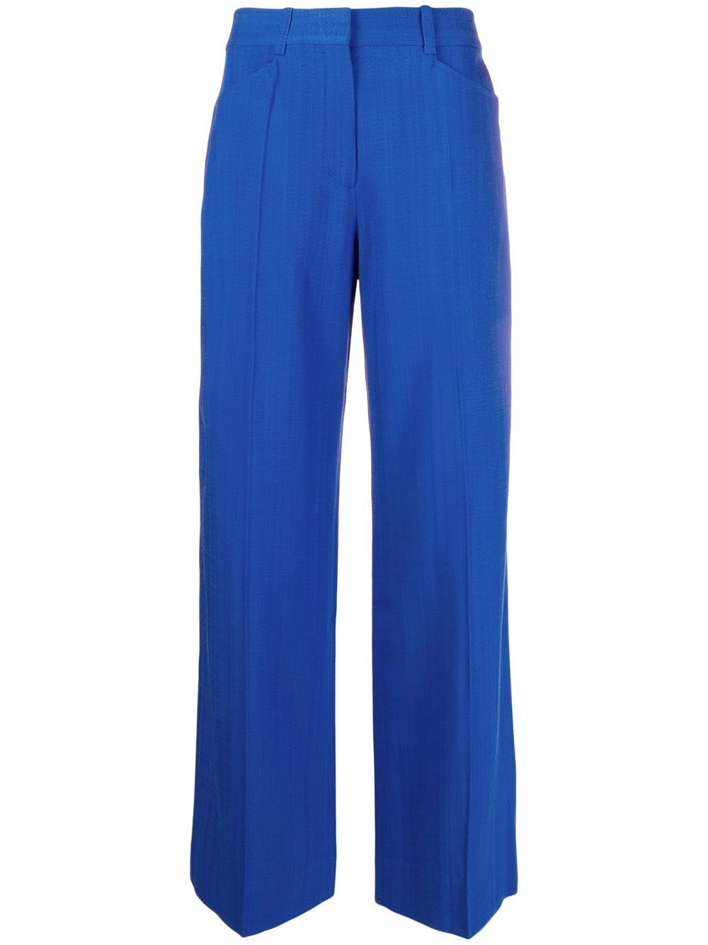 Victoria Beckham high-waisted straight trousers - Blue von Victoria Beckham