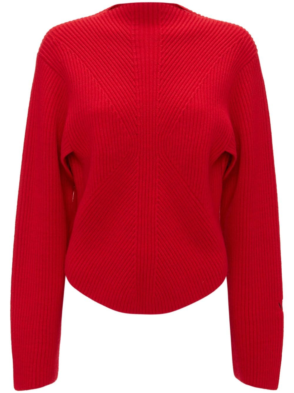 Victoria Beckham logo-embroidered wool-blend jumper von Victoria Beckham