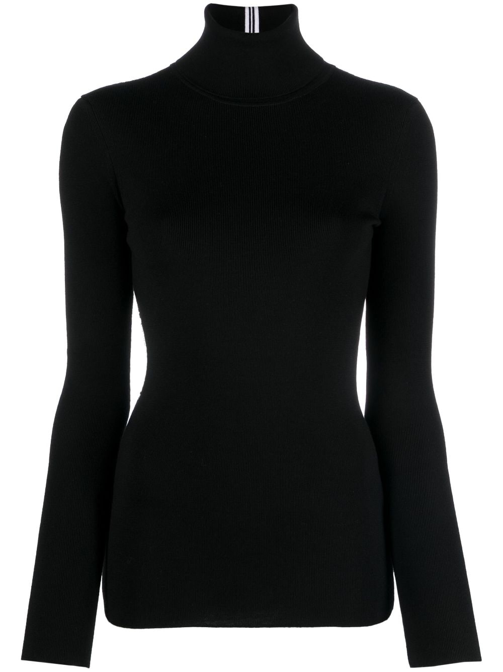 Victoria Beckham merino blend roll-neck sweater - Black von Victoria Beckham