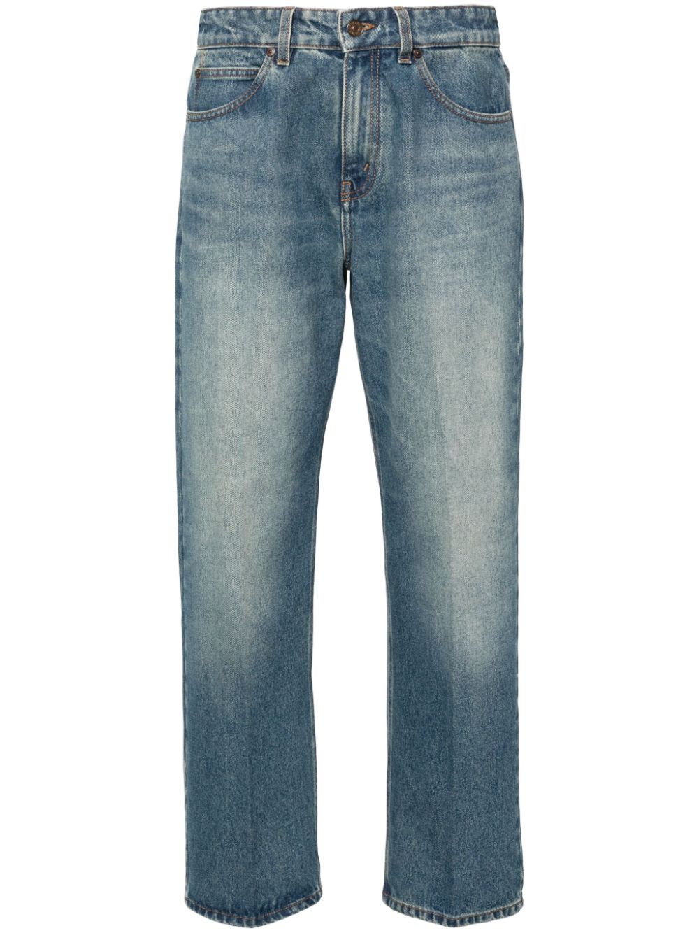 Victoria Beckham mid-rise straight-leg jeans - Blue von Victoria Beckham