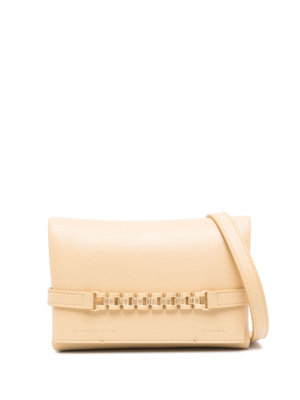 Victoria Beckham mini Chain Pouch leather cross body bag - Neutrals von Victoria Beckham