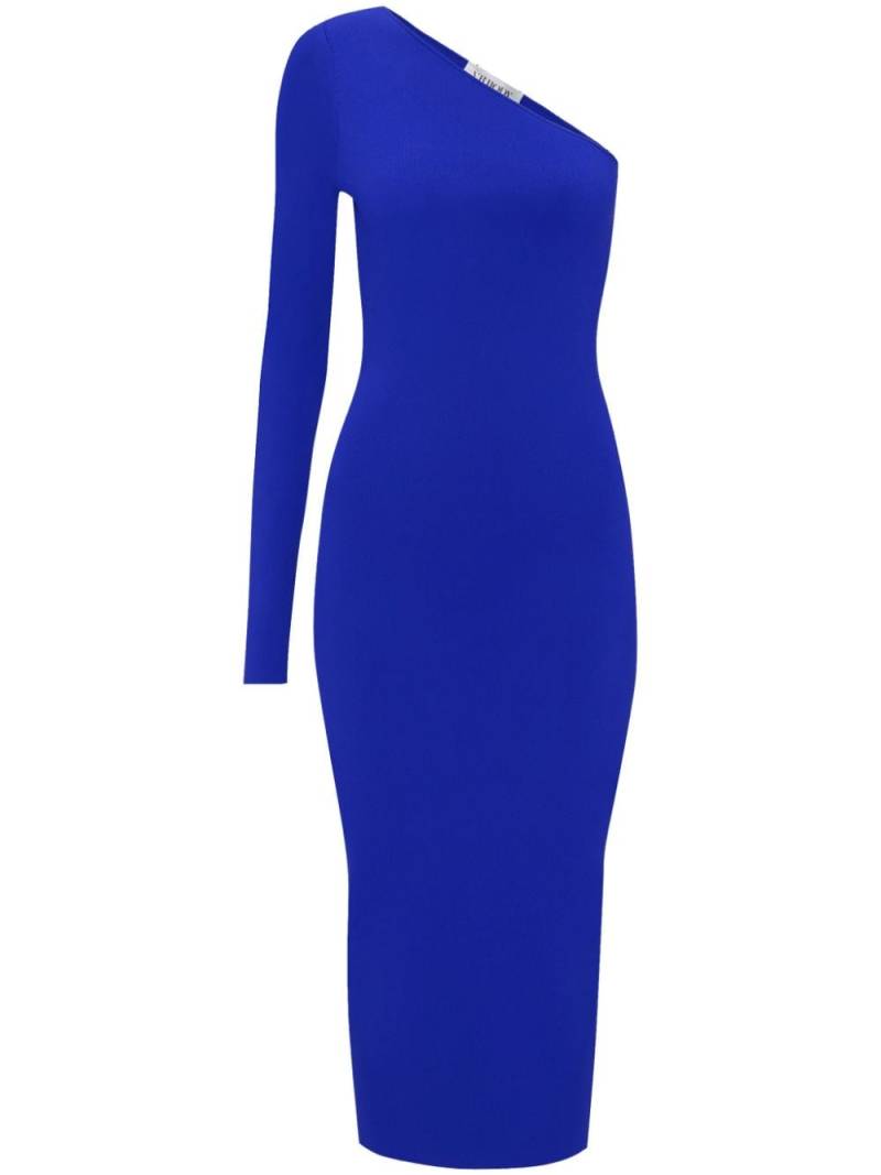 Victoria Beckham one-shoulder midi dress - Blue von Victoria Beckham