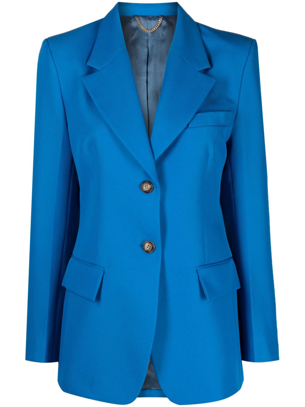 Victoria Beckham single-breasted blazer - Blue von Victoria Beckham