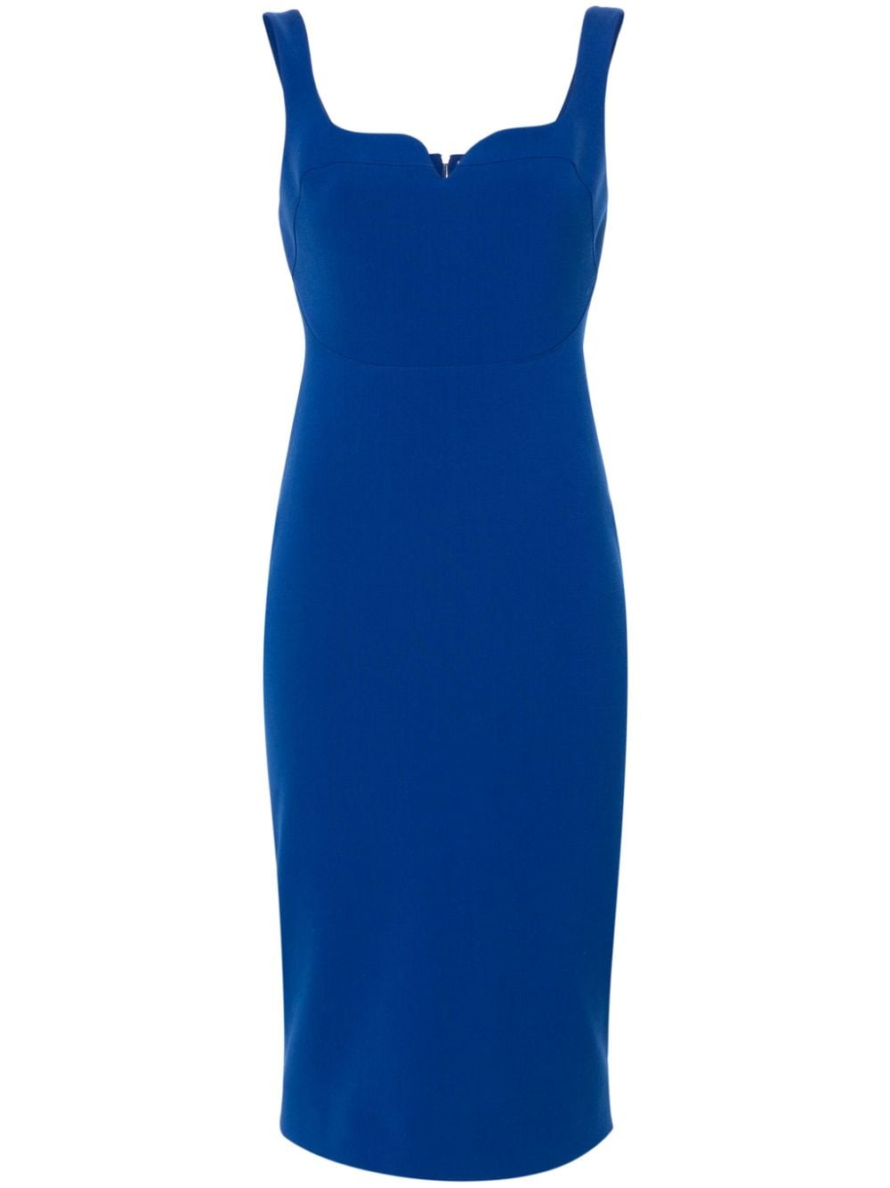 Victoria Beckham sleeveless crepe dress - Blue von Victoria Beckham