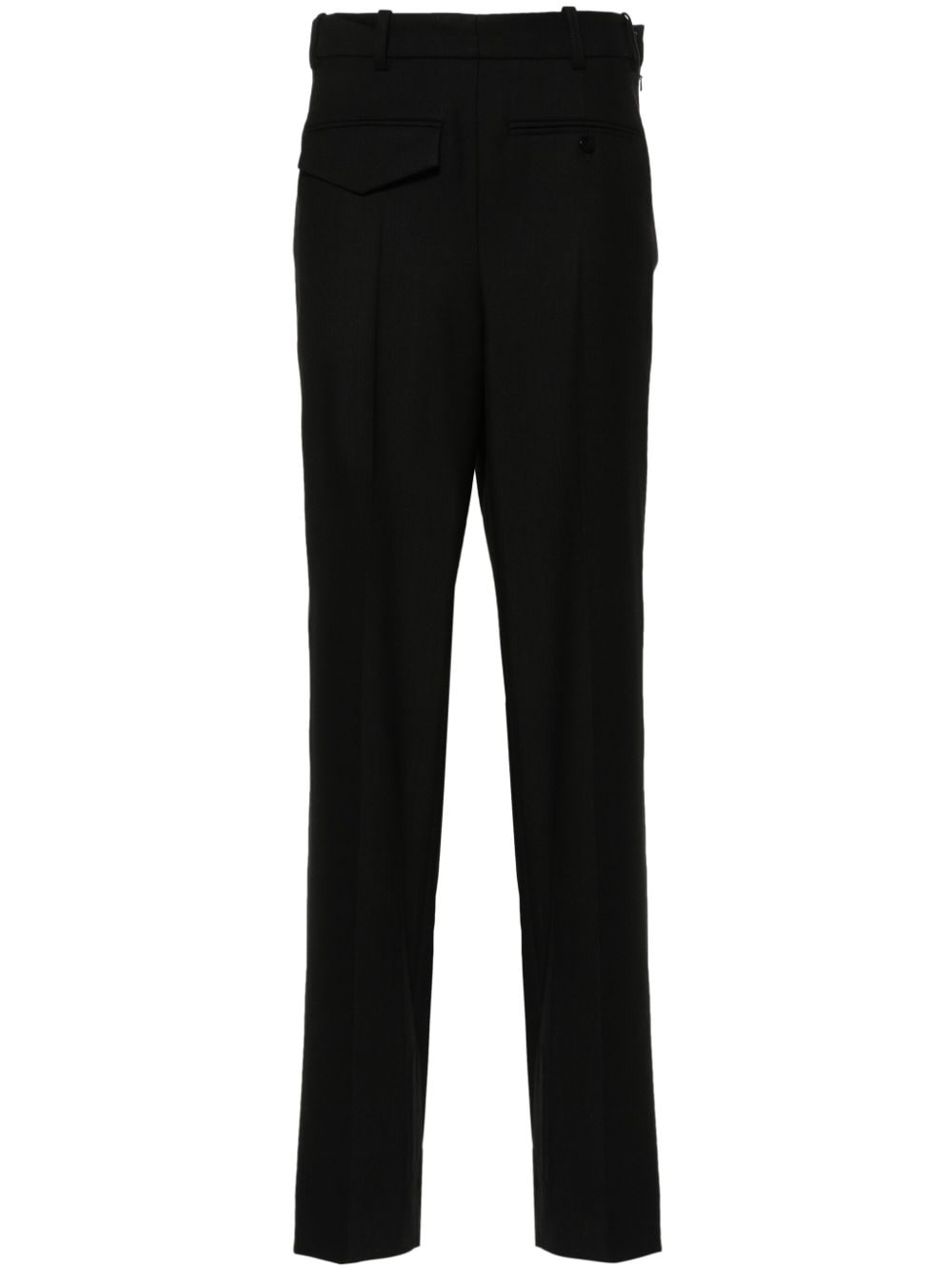 Victoria Beckham twill tapered trousers - Black von Victoria Beckham