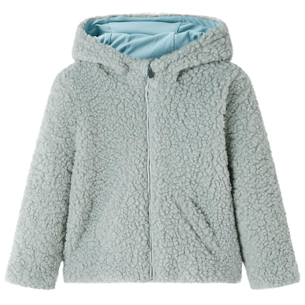 Kinder Kapuzenjacke Polyester Unisex Grün 104 von VidaXL