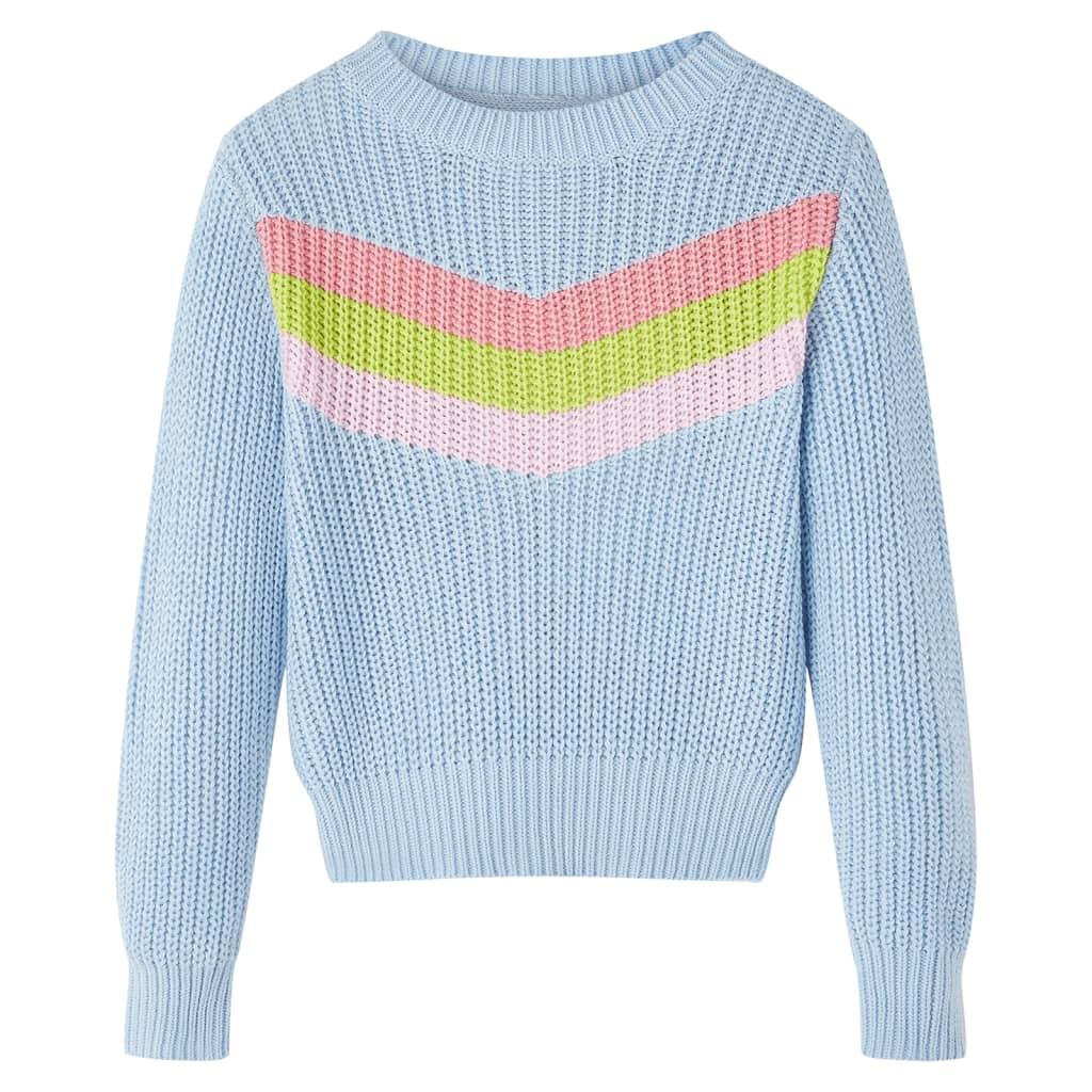 Kinder Pullover Baumwolle Mädchen Multicolor 92 von VidaXL