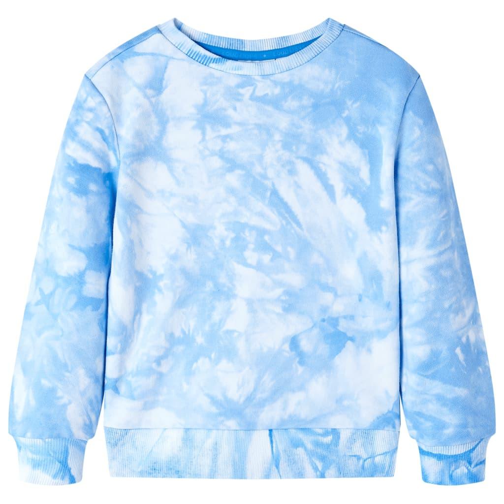 Kinder Sweatshirt Baumwolle Jungen Blau 116 von VidaXL