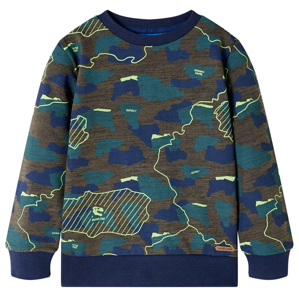 Kinder Sweatshirt Baumwolle Jungen Multicolor 140 von VidaXL