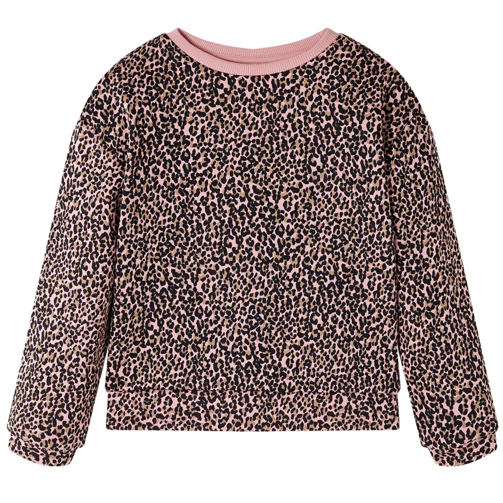 Kinder Sweatshirt Baumwolle Mädchen Pink 128 von VidaXL