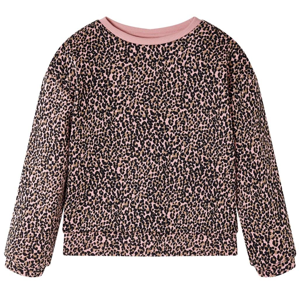 Kinder Sweatshirt Baumwolle Mädchen Pink 140 von VidaXL