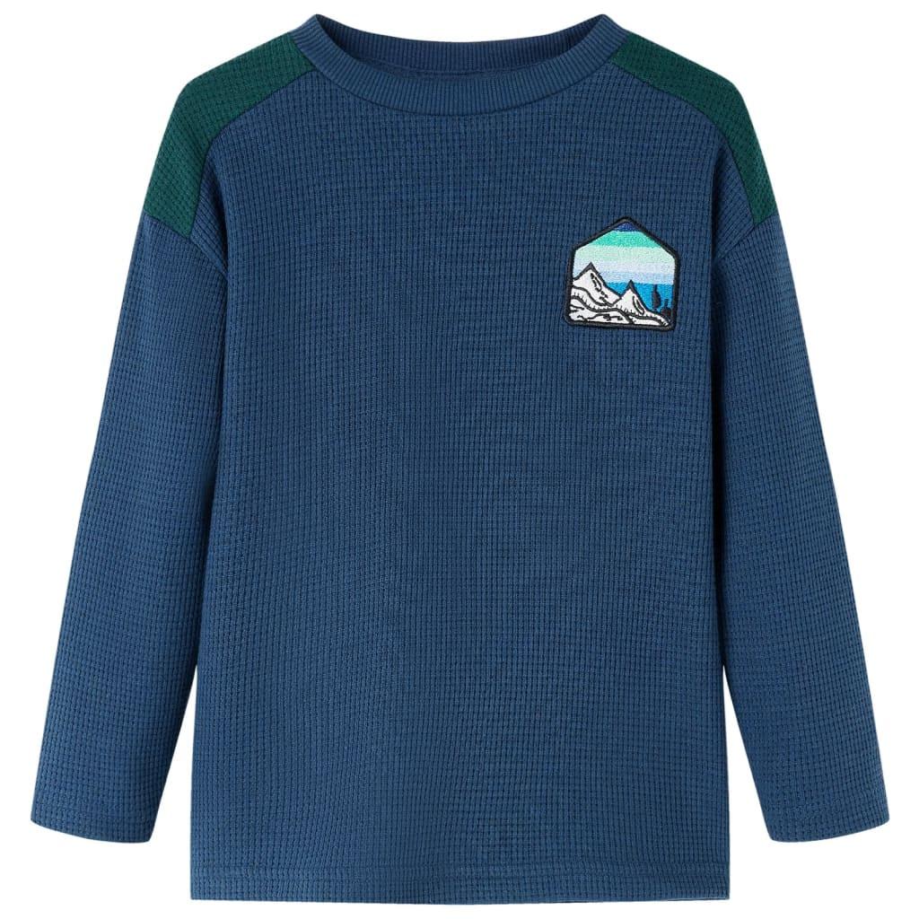Kinder Sweatshirt Polyester Jungen Blau 104 von VidaXL