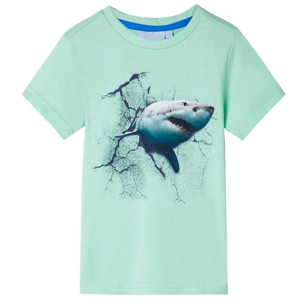 Kinder T-shirt Baumwolle Unisex Grün ONE SIZE von VidaXL