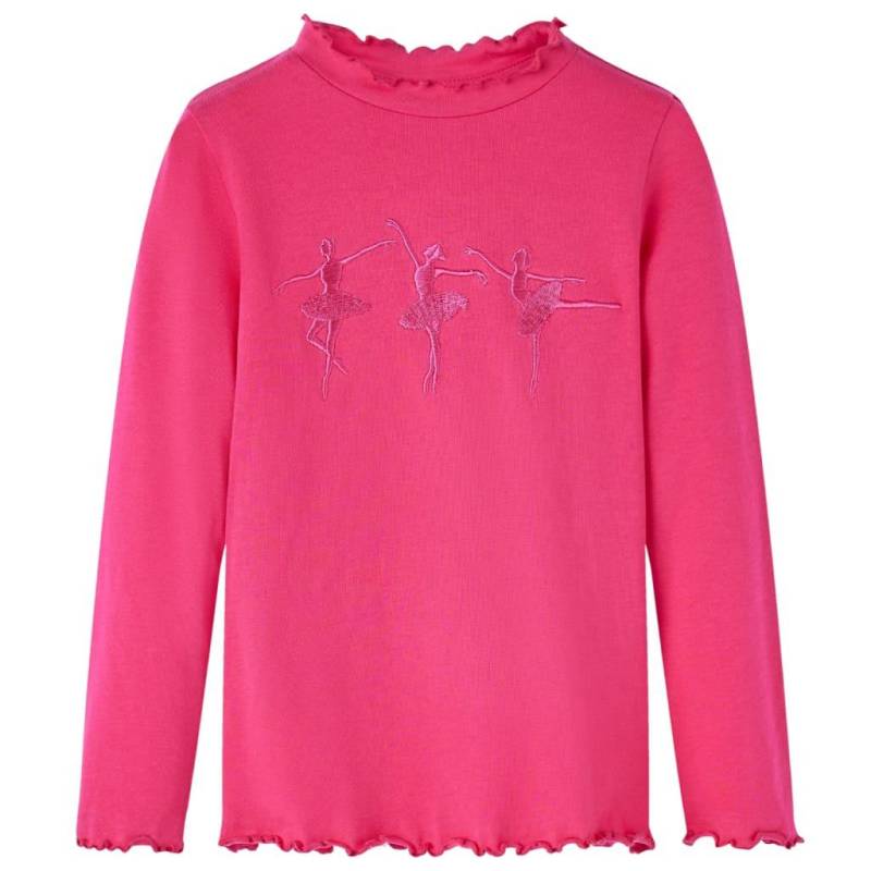 Kinder T-shirt Baumwolle Mädchen Pink 140 von VidaXL