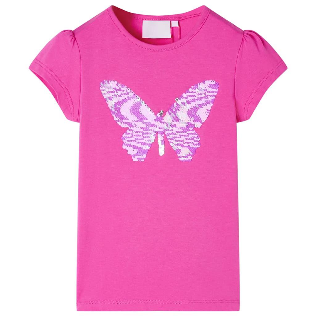 Kinder T-shirt Baumwolle Unisex Pink ONE SIZE von VidaXL