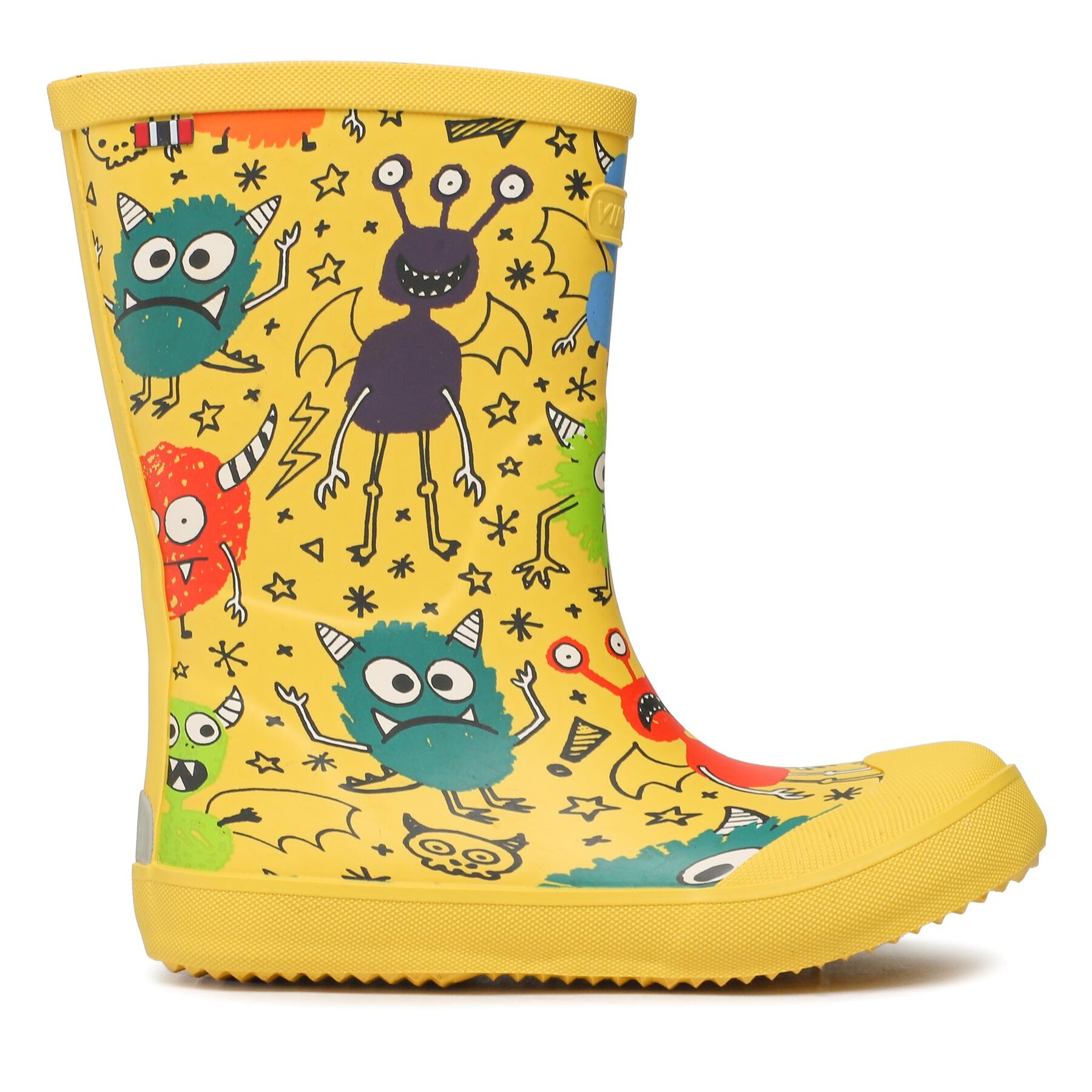 Gummistiefel Viking Indie Print 1-60120-1350 Yellow von Viking