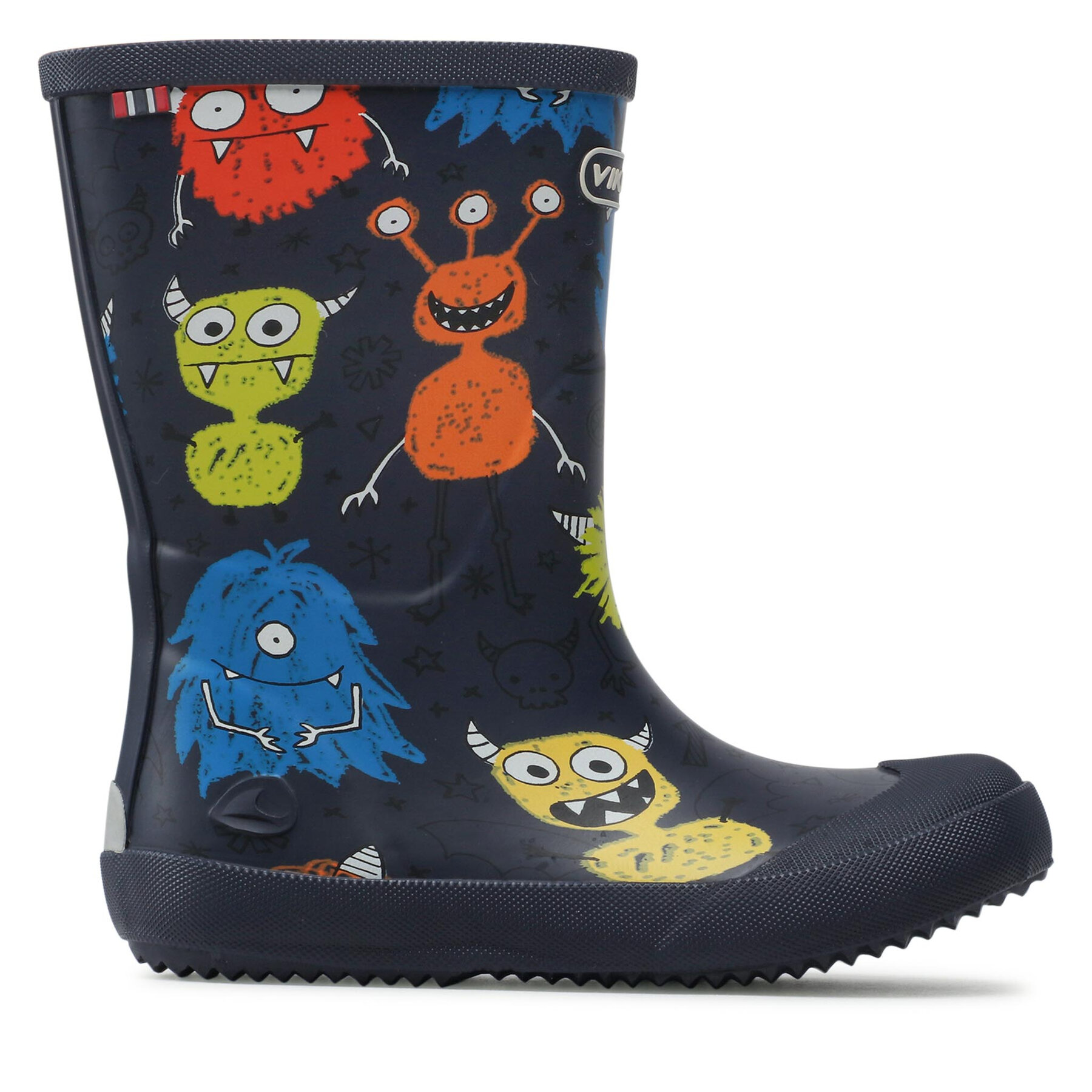 Gummistiefel Viking Indie Print 1-60120-550 Navy/Multi von Viking