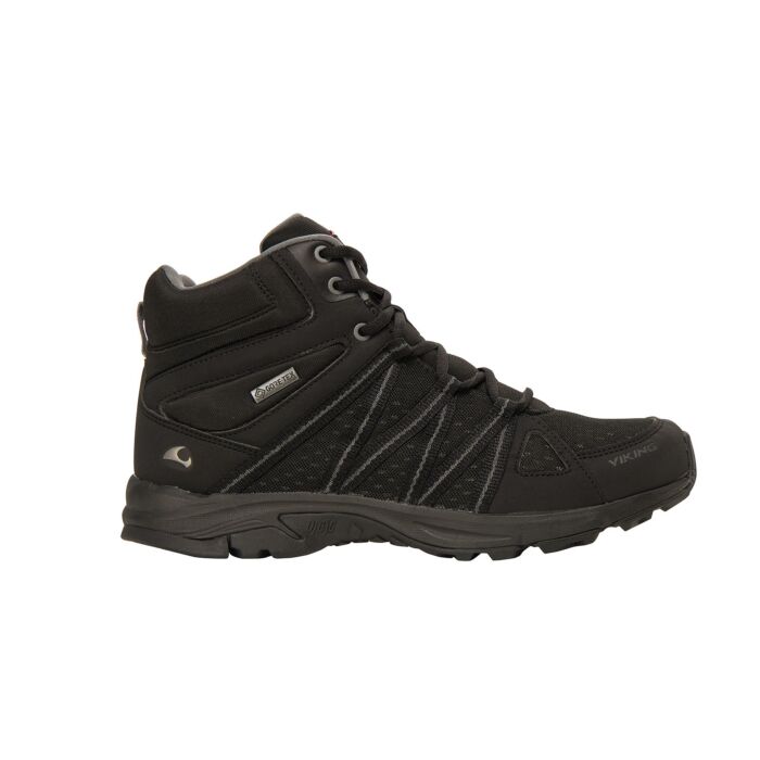 Viking Day Mid GTX Outdoor-Schnürschuh für Damen, schwarz, 41 von Viking