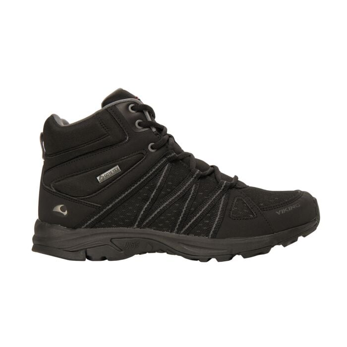 Viking Day Mid GTX Outdoor-Schnürschuh für Herren, schwarz, 41 von Viking