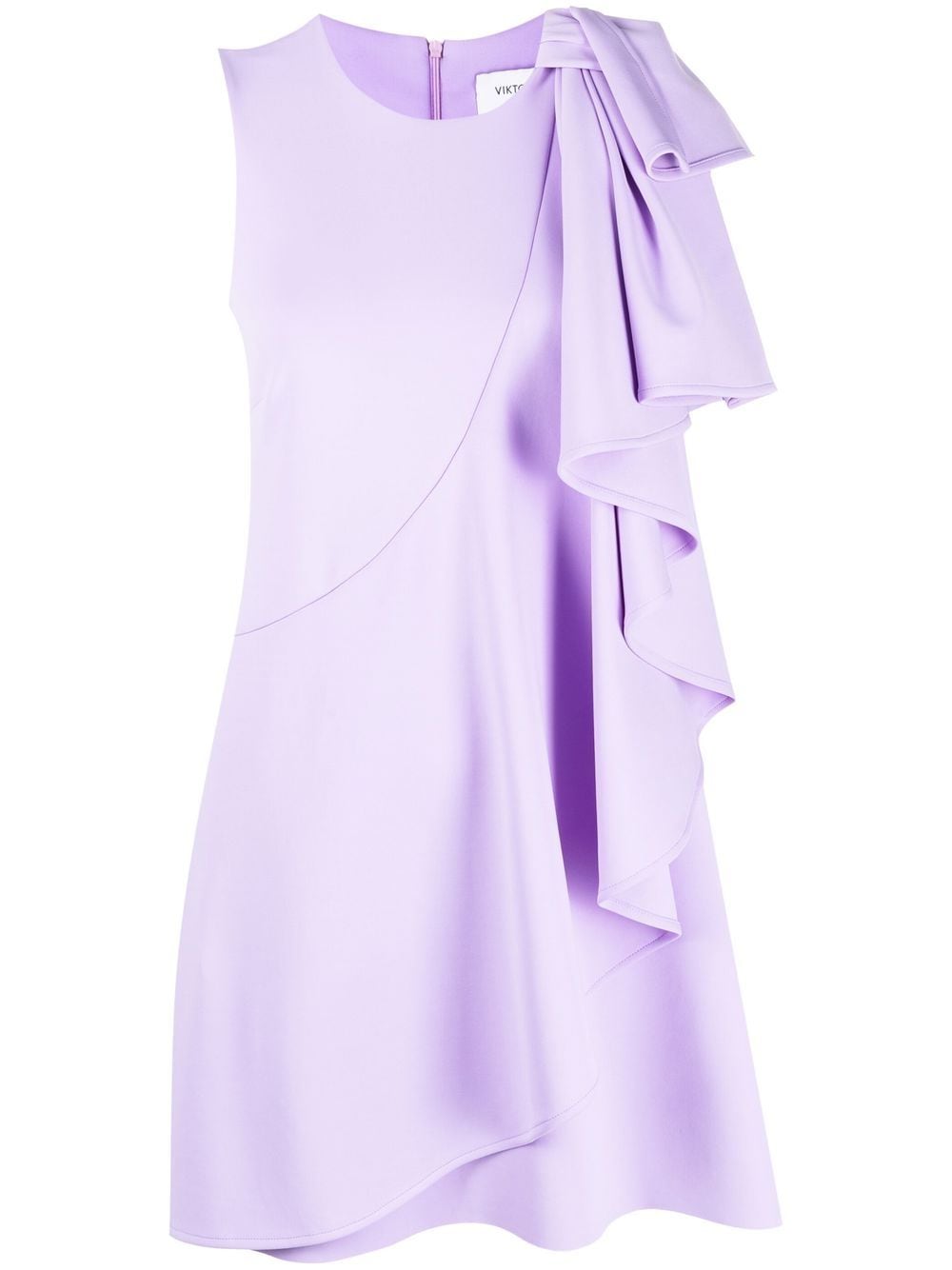 Viktor & Rolf Bow Volant mini dress - Purple von Viktor & Rolf