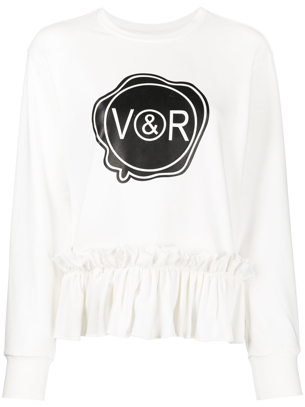 Viktor & Rolf Lazy Friday logo-print sweatshirt - White von Viktor & Rolf