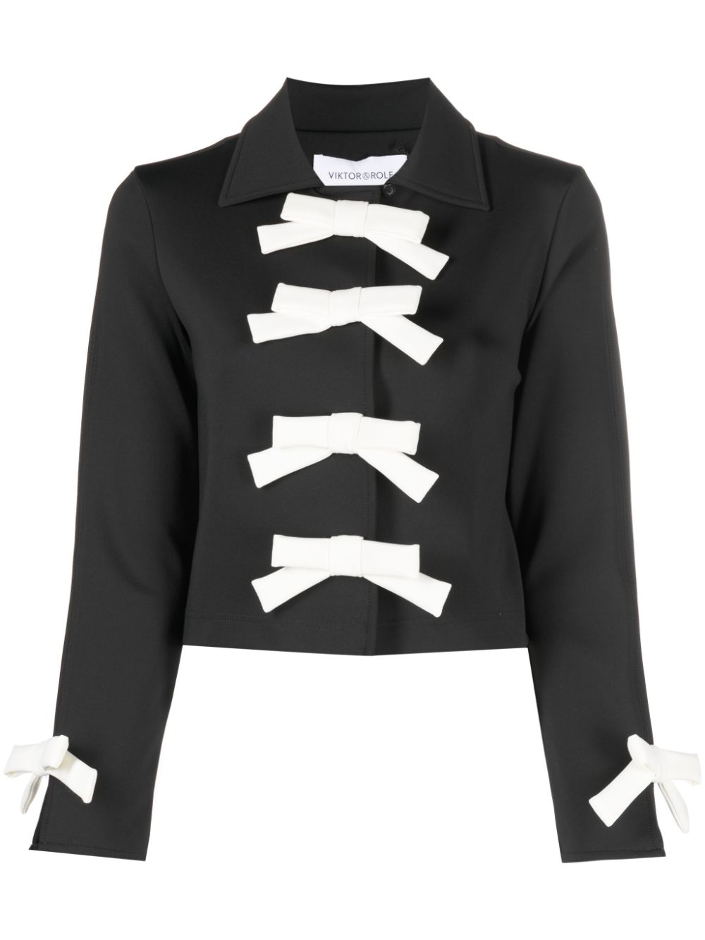 Viktor & Rolf bow-detail cropped jacket - Black von Viktor & Rolf