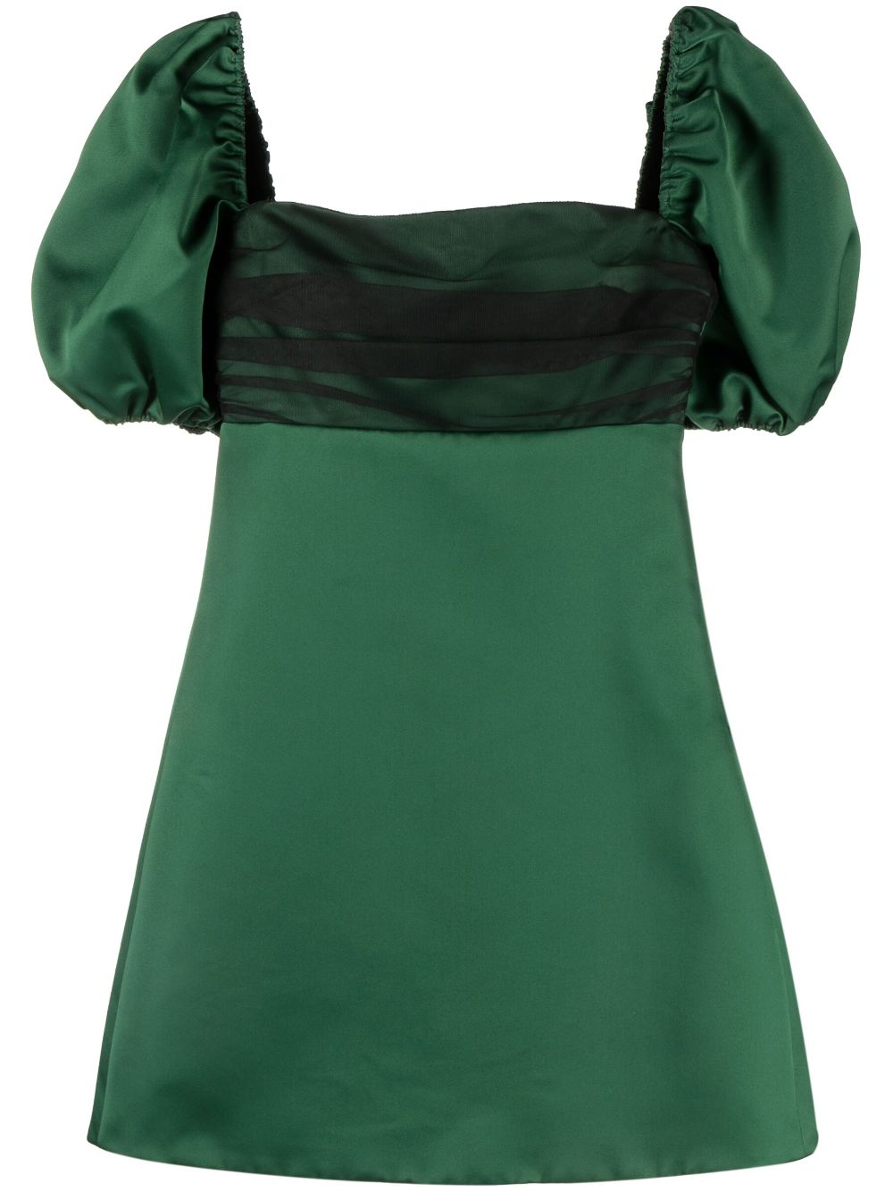 Viktor & Rolf bow-detail minidress - Green von Viktor & Rolf