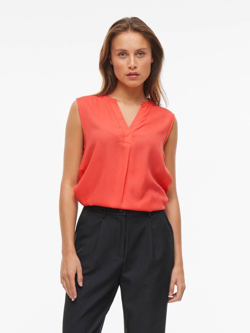 Vila Blusentop »VIROSA V-NECK S/L TOP - NOOS« von Vila