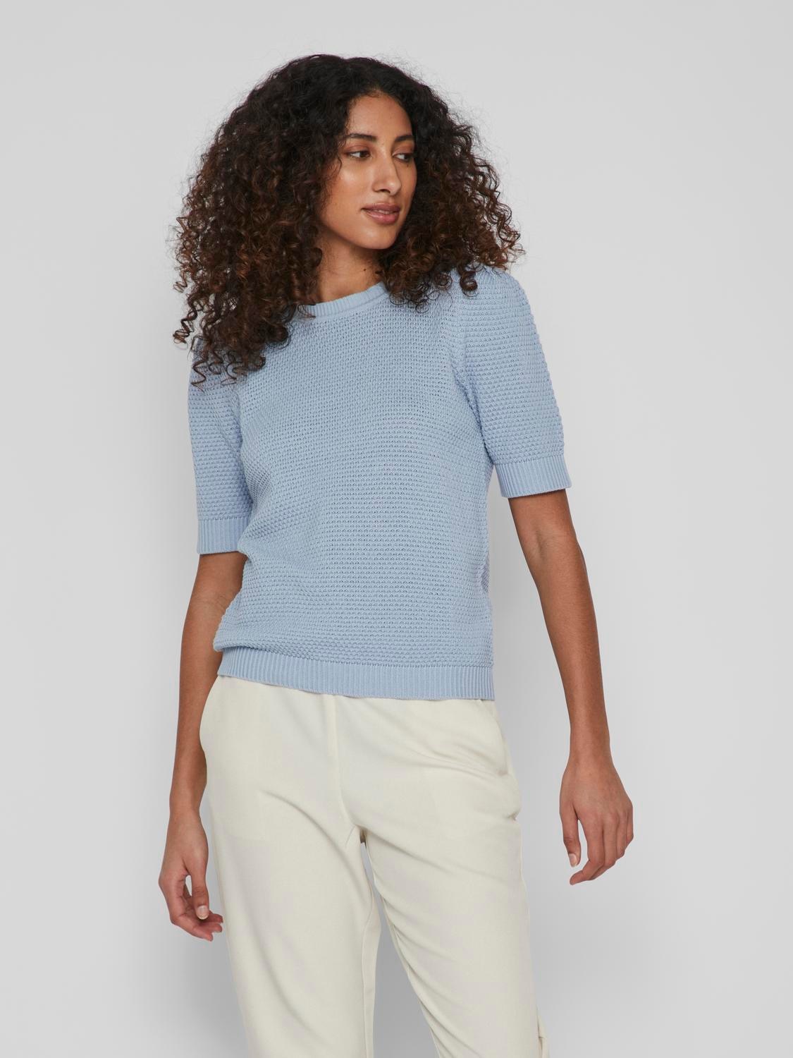 Vila Kurzarmpullover »VIDALO O-NECK S/S KNIT TOP - NOOS« von Vila