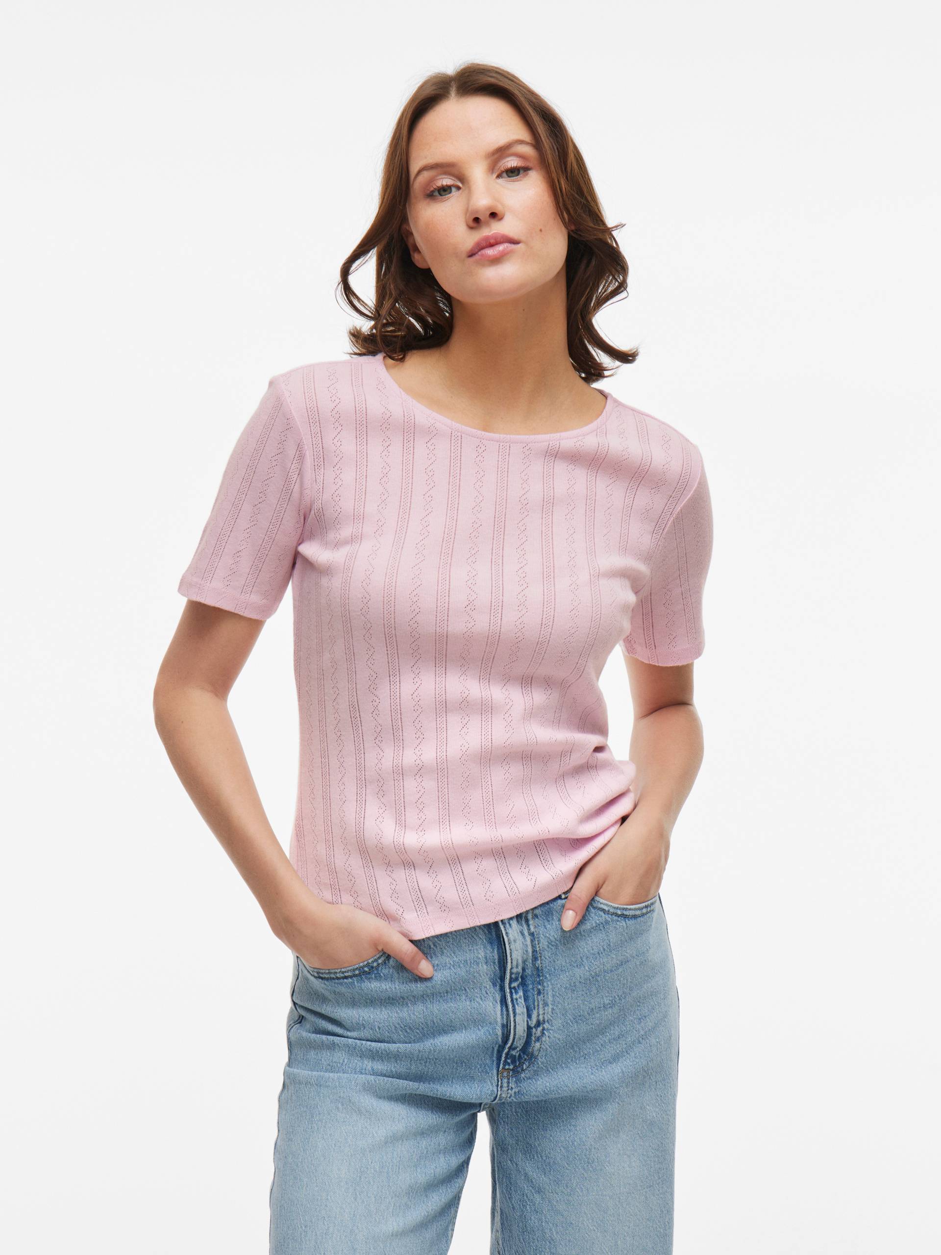 Vila Kurzarmshirt »VIKASSIE S/S POINTELLE TOP - NOOS« Vila Kurzarmshirt »VIKASSIE S/S POINTELLE TOP - NOOS« von Vila