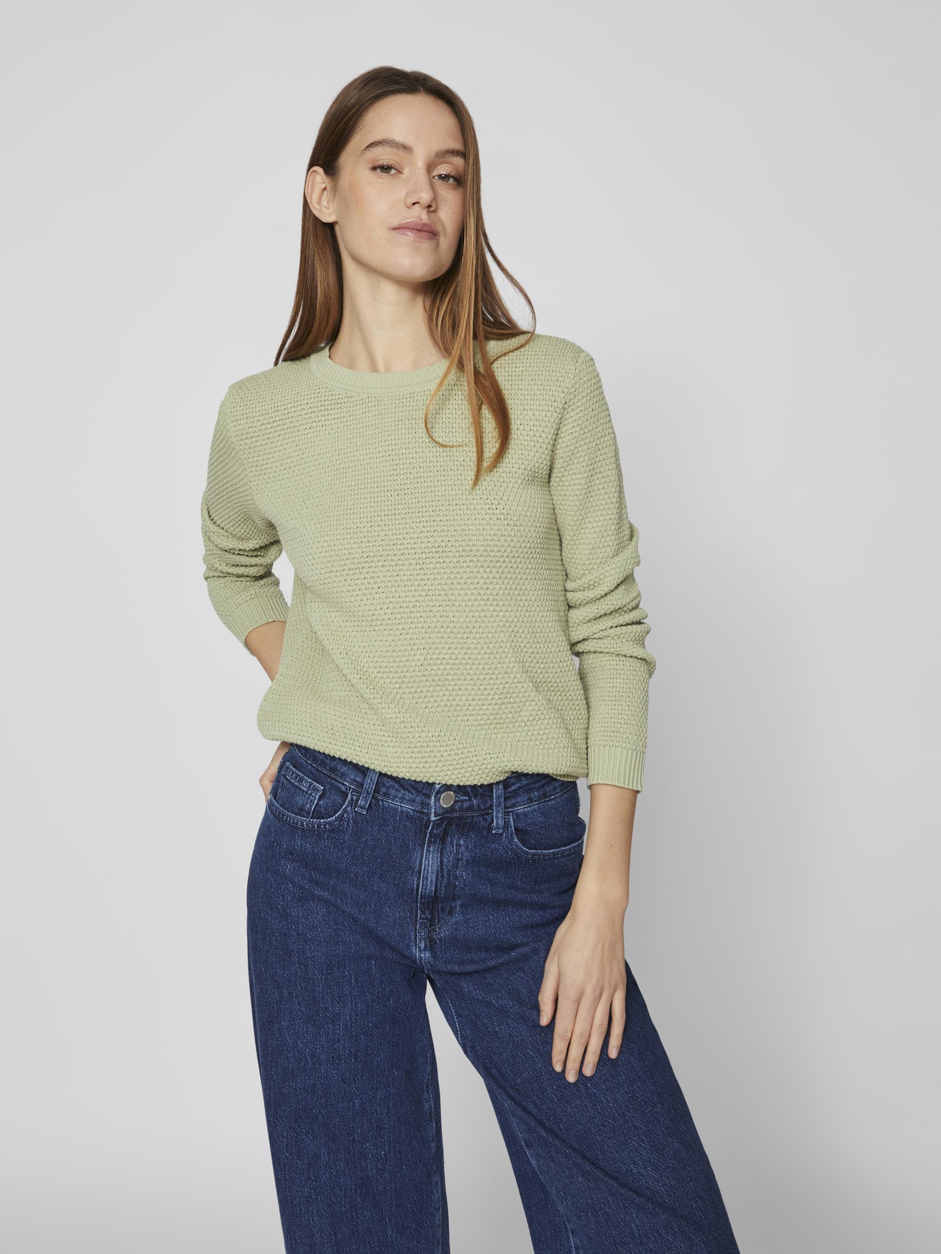 Vila Rundhalspullover »VIDALO O-NECK L/S KNIT TOP- NOOS« von Vila