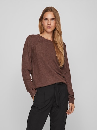 Vila Rundhalspullover »VIRIL O-NECK L/S KNIT TOP - NOOS« von Vila