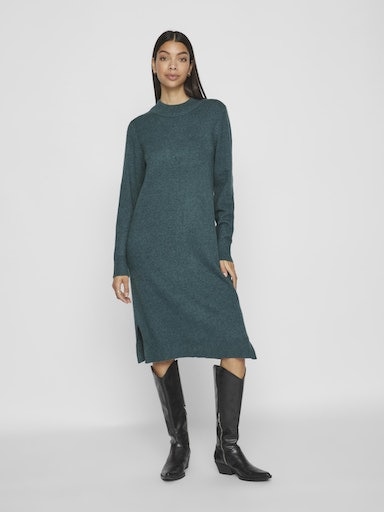 Vila Strickkleid »VIRIL CREW NECK L/S MIDI DRESS - NOOS« von Vila